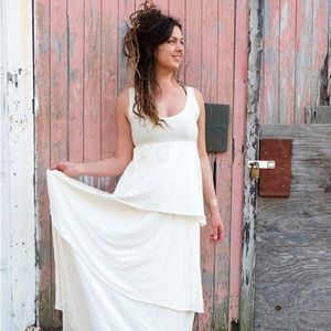 Gaia Conceptions Radha Fountain Dress Like New Worn Once Organic Cotton